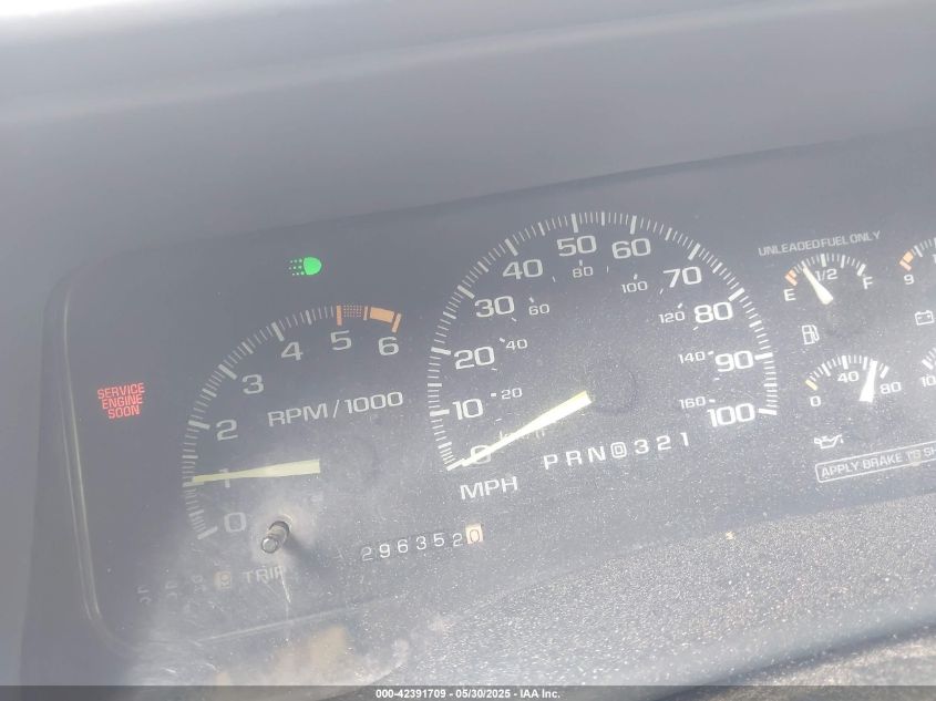 1996 Chevrolet Gmt-400 C1500 VIN: 1GCEC19M0TE190625 Lot: 42391709