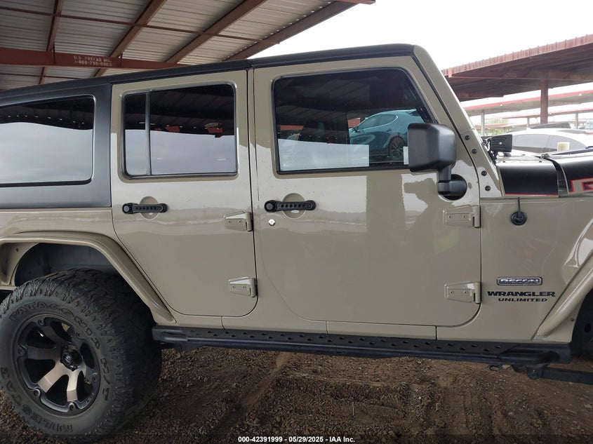 2017 JEEP WRANGLER UNLIMITED VIN: 1C4BJWFG7HL663203