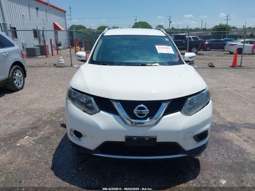 2016 Nissan Rogue Sv VIN: KNMAT2MV1GP675886 Lot: 42392813