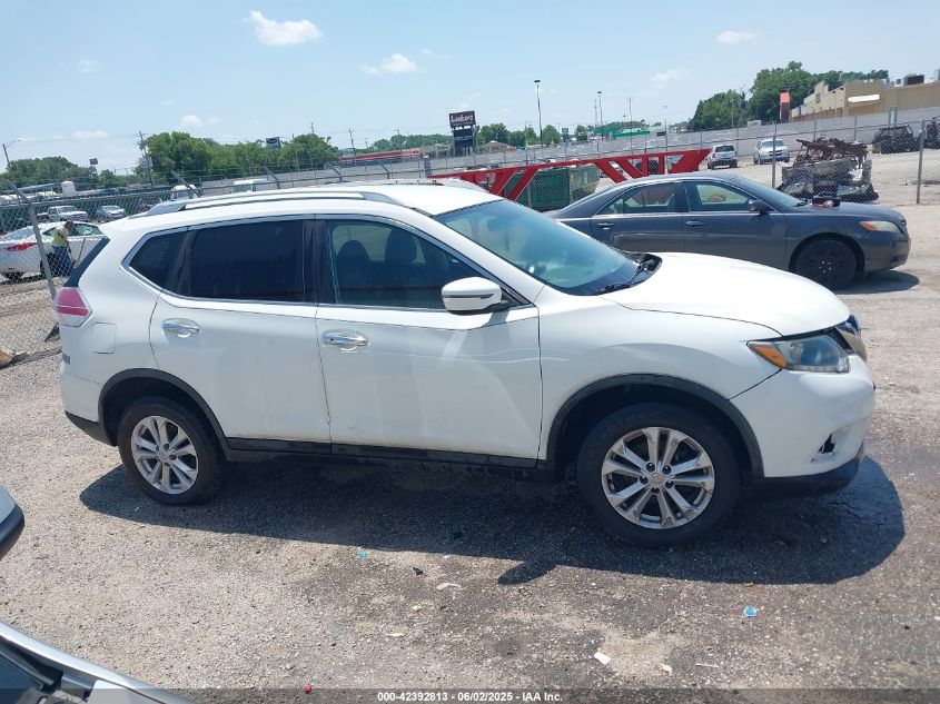 2016 Nissan Rogue Sv VIN: KNMAT2MV1GP675886 Lot: 42392813