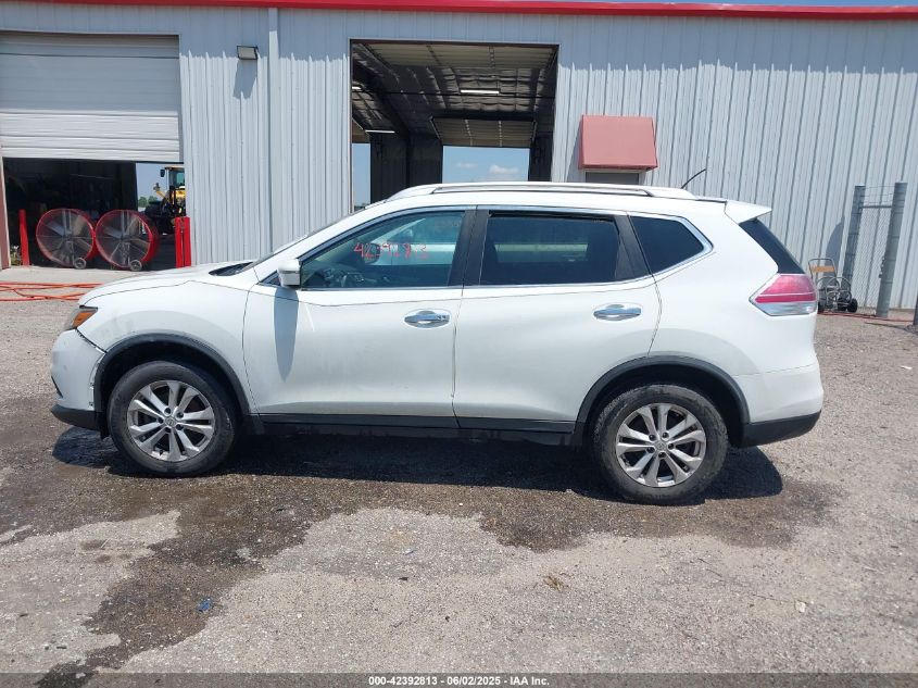 2016 Nissan Rogue Sv VIN: KNMAT2MV1GP675886 Lot: 42392813