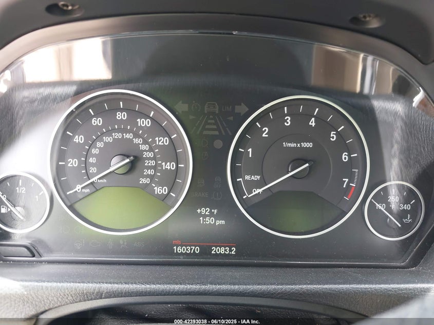 2013 BMW 320I VIN: WBA3B1C50DK129576