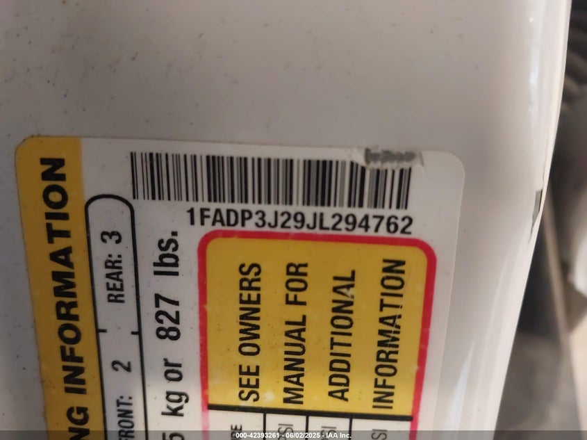 2018 FORD FOCUS TITANIUM - 1FADP3J29JL294762