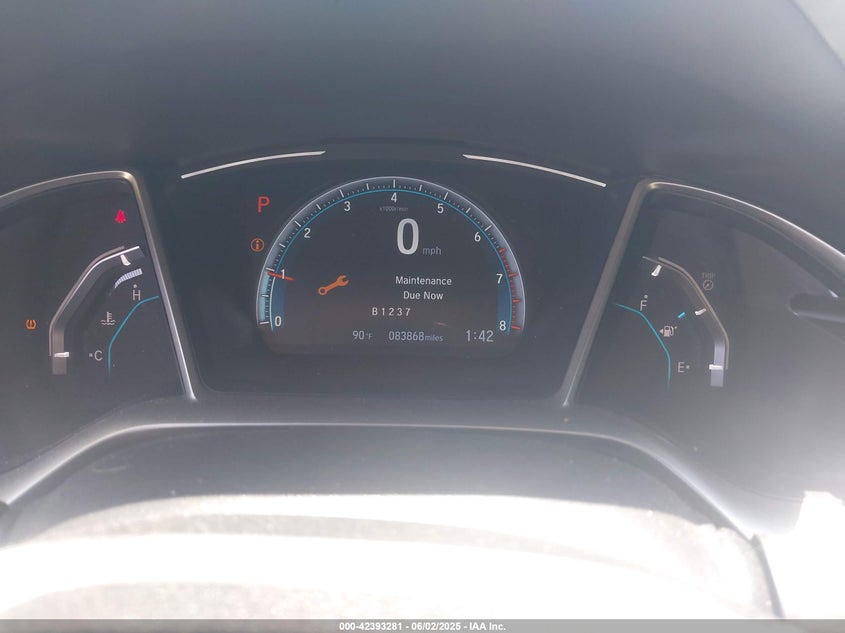 2021 HONDA CIVIC VIN: 19XFC1F95ME202228