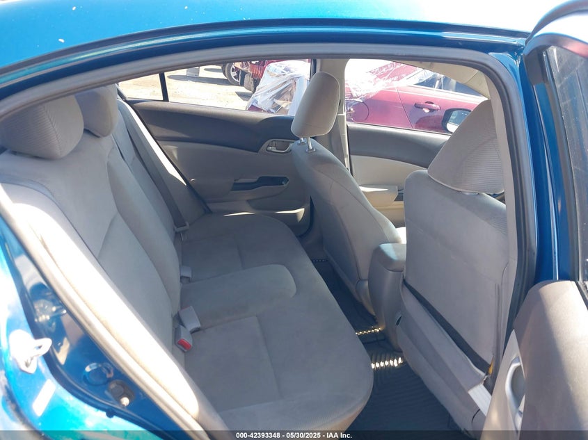 2012 HONDA CIVIC VIN: 2HGFB2F5XCH544381