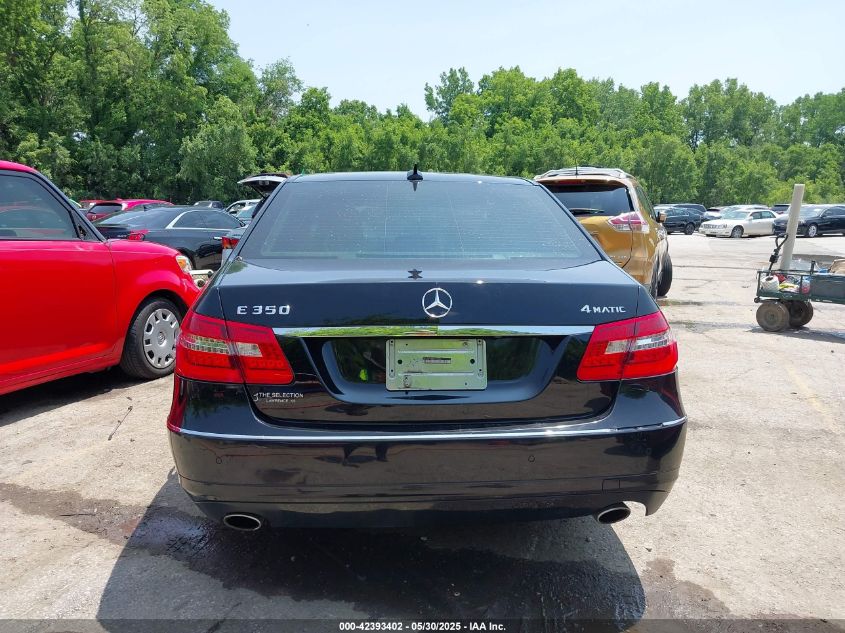 2011 Mercedes-Benz E 350 4Matic VIN: WDDHF8HB4BA420501 Lot: 42393402