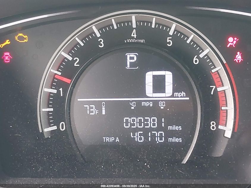 2017 Honda Civic Sport VIN: SHHFK7H41HU234552 Lot: 42393456