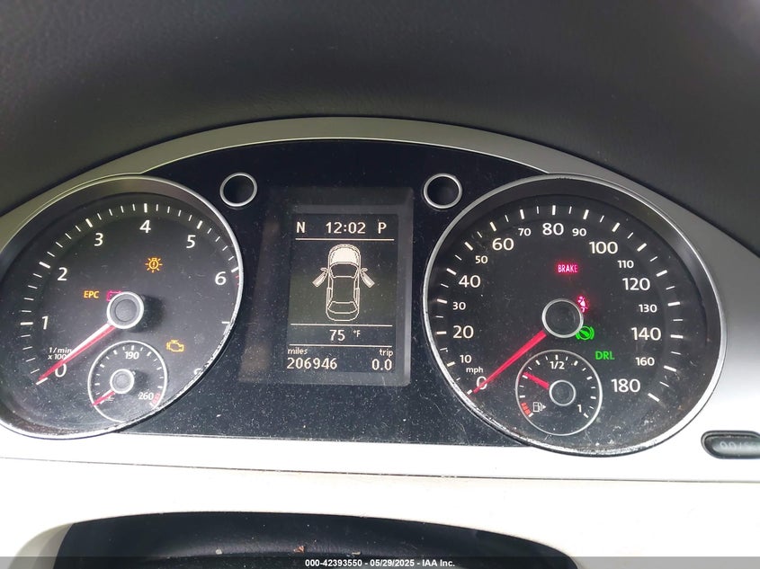 2010 VOLKSWAGEN CC VIN: WVWMP7AN3AE555299