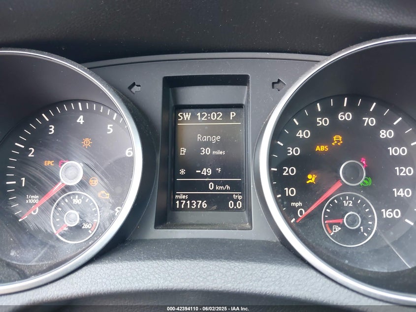 2011 VOLKSWAGEN GOLF VIN: WVWBB7AJ7BW016456