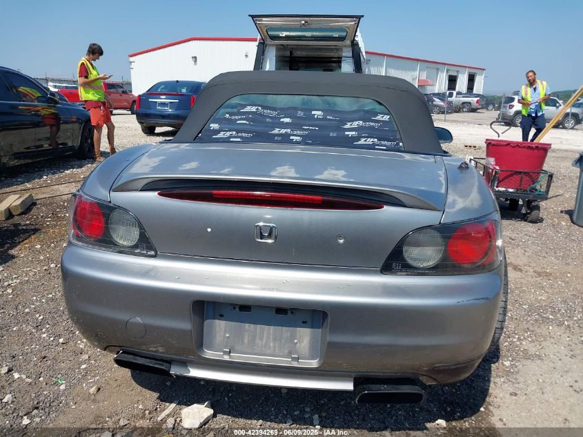2001 Honda S2000 VIN: JHMAP11411T007805 Lot: 42394269