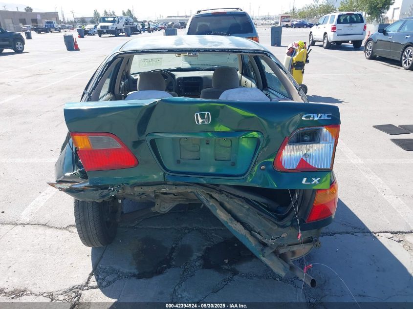 2000 Honda Civic Lx VIN: 1HGEJ6571YL067035 Lot: 42394924