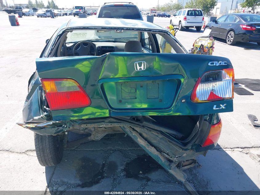 2000 Honda Civic Lx VIN: 1HGEJ6571YL067035 Lot: 42394924