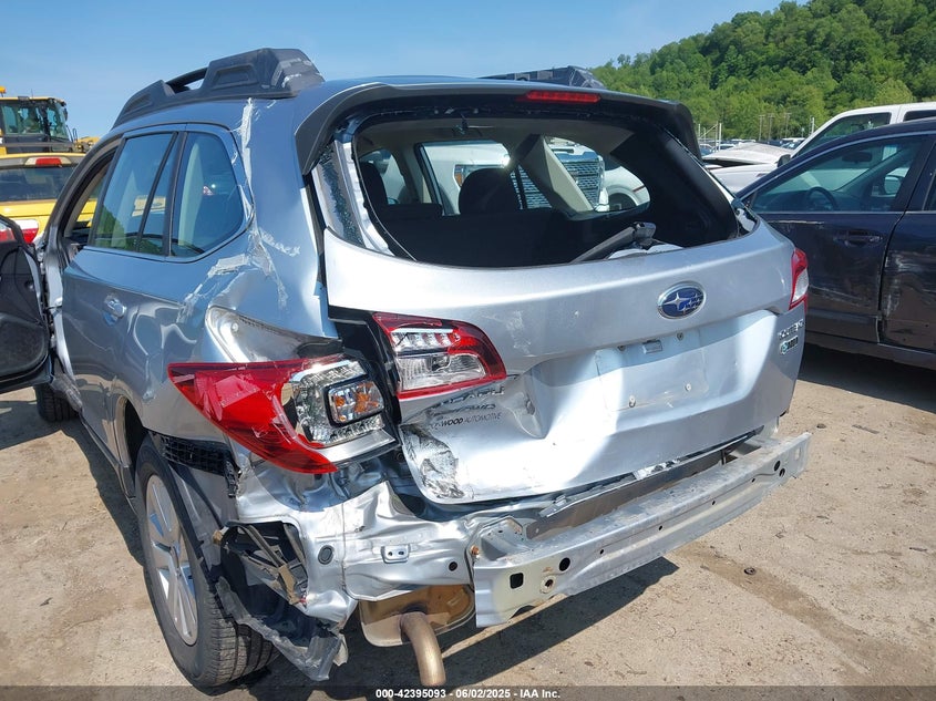 2018 Subaru Outback 2.5 2.5i Silver Lot 111042395093 Vin 4S4BSAACXJ3345422