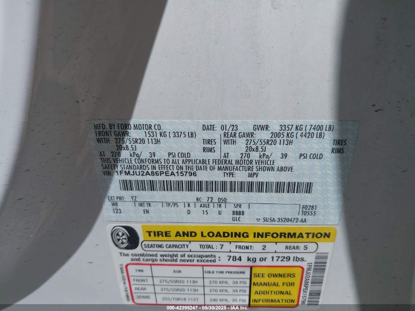 2023 Ford Expedition - 1FMJU2A86PEA15796