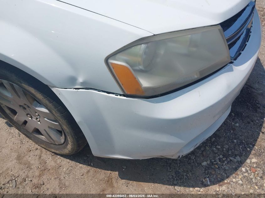 2012 Dodge Avenger Se VIN: 1C3CDZAB8CN182645 Lot: 42395453