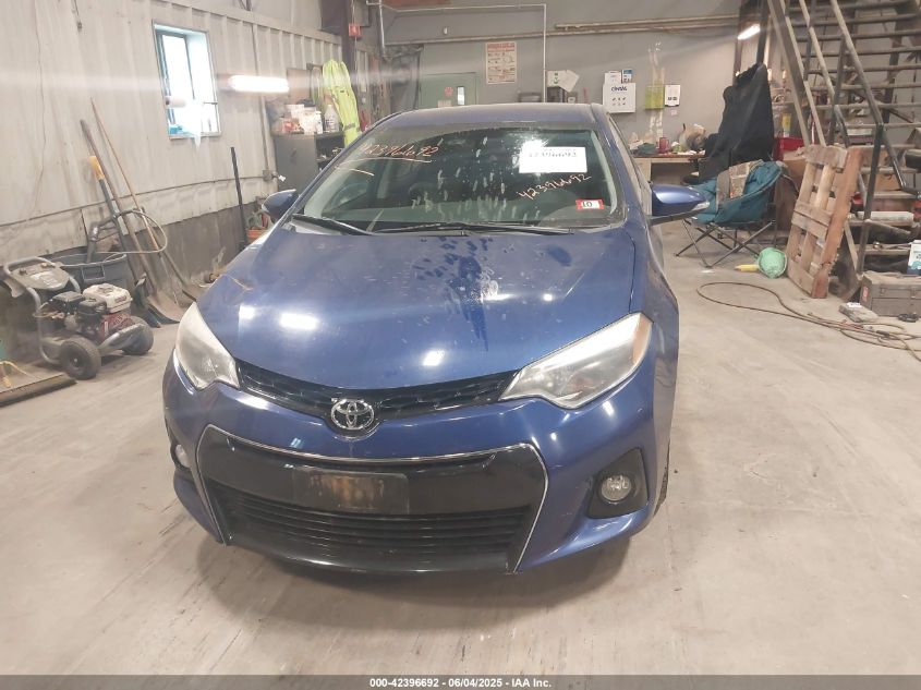 2015 Toyota Corolla S Premium VIN: 2T1BURHE5FC298075 Lot: 42396692