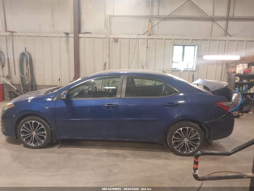2015 Toyota Corolla S Premium VIN: 2T1BURHE5FC298075 Lot: 42396692