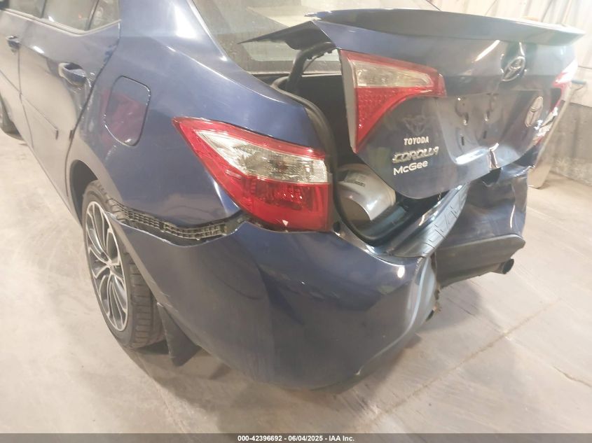 2015 Toyota Corolla S Premium VIN: 2T1BURHE5FC298075 Lot: 42396692