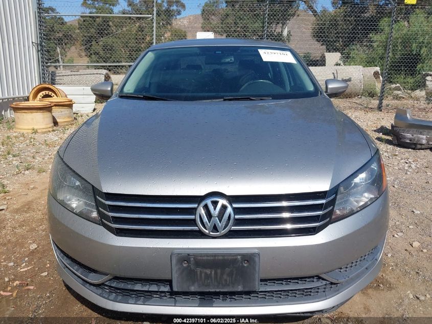 2012 Volkswagen Passat Se VIN: 01VWBP7A39CC03681 Lot: 42397101