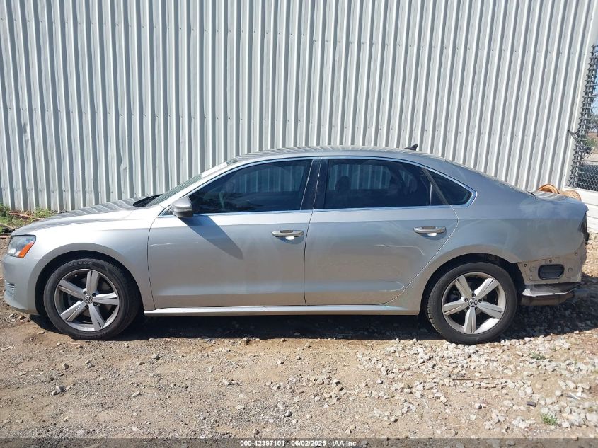 2012 Volkswagen Passat Se VIN: 01VWBP7A39CC03681 Lot: 42397101