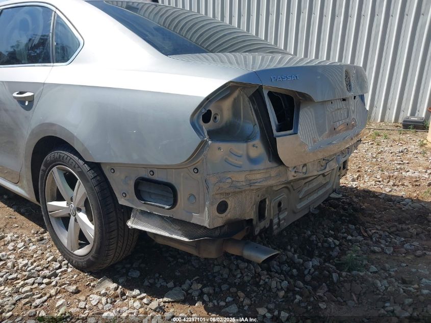 2012 Volkswagen Passat Se VIN: 01VWBP7A39CC03681 Lot: 42397101