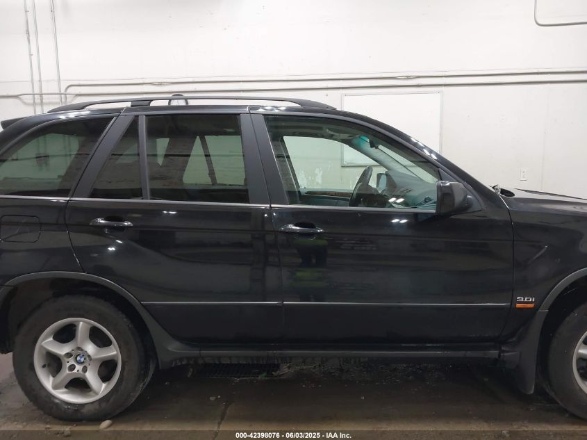 2003 BMW X5 3.0I VIN: 5UXFA53513LW24788 Lot: 42398076