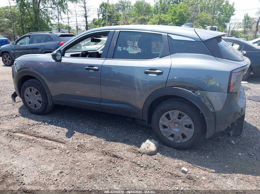 2025 Nissan Kicks S Intelligent Awd VIN: 3N8AP6BB5SL347822 Lot: 42398778