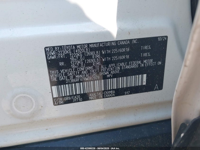 2024 TOYOTA RAV4 HYBRID XLE PREMIUM - 2T3B6RFV7RW082929