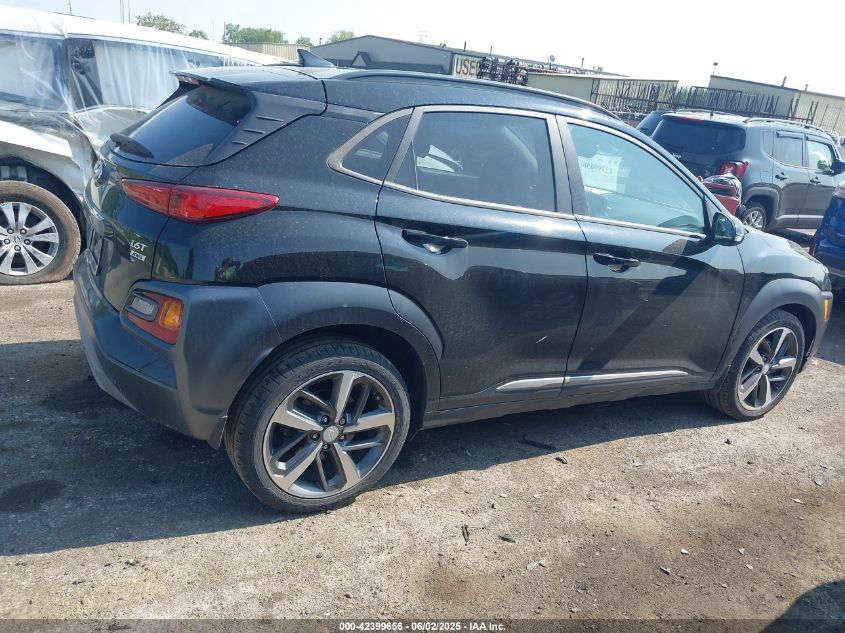 2021 Hyundai Kona Limited VIN: KM8K3CA54MU629928 Lot: 42399656