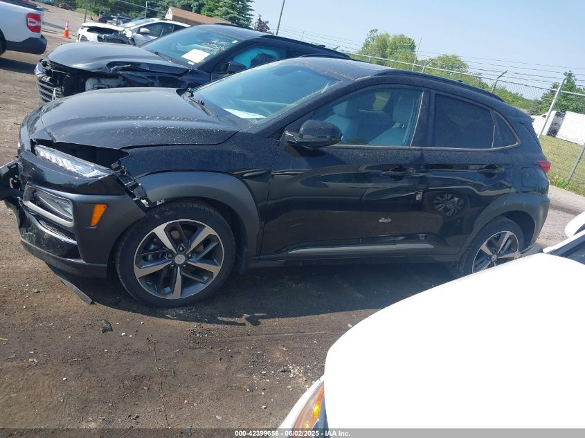 2021 Hyundai Kona Limited VIN: KM8K3CA54MU629928 Lot: 42399656