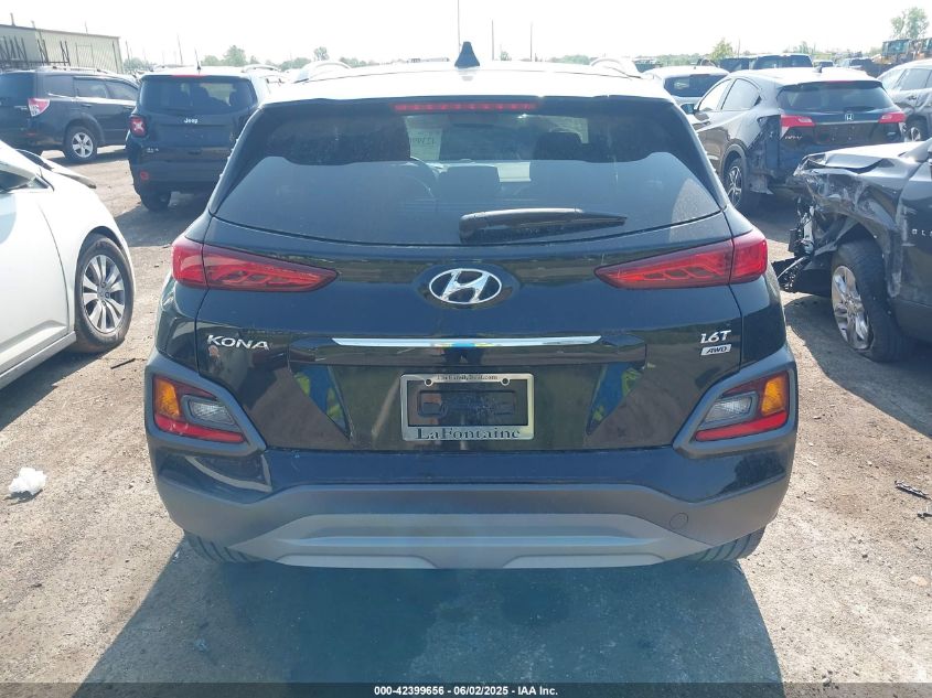 2021 Hyundai Kona Limited VIN: KM8K3CA54MU629928 Lot: 42399656