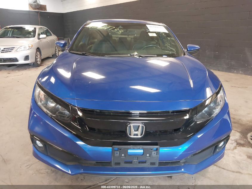 2020 Honda Civic Sport VIN: 2HGFC2F87LH593447 Lot: 42399733