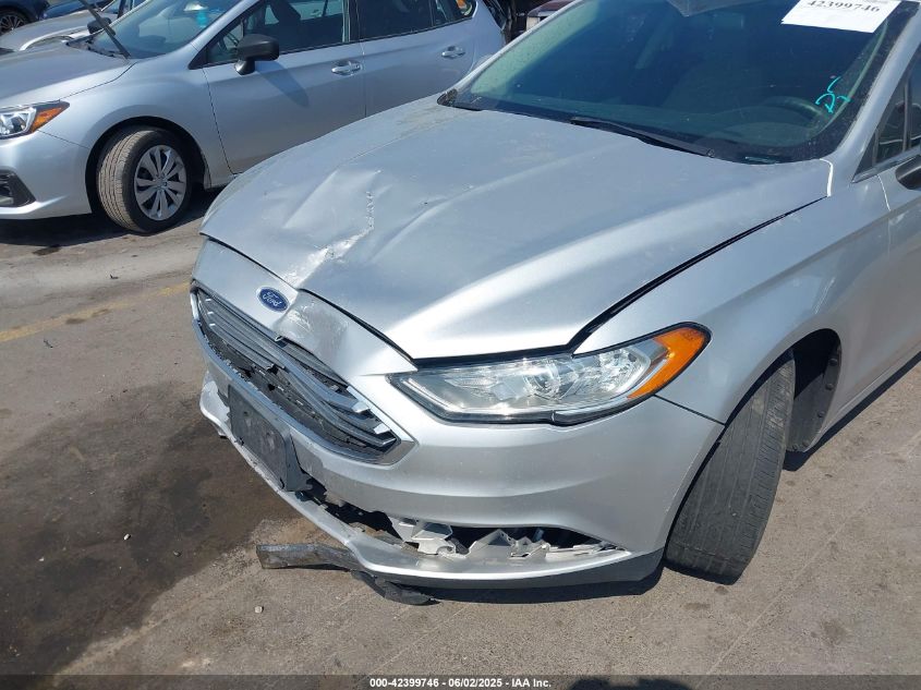 2018 Ford Fusion S VIN: 3FA6P0G72JR187158 Lot: 42399746