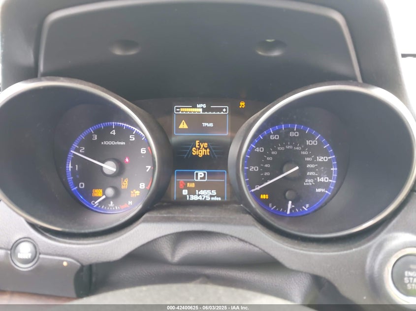 2017 SUBARU OUTBACK VIN: 4S4BSANC6H3253325