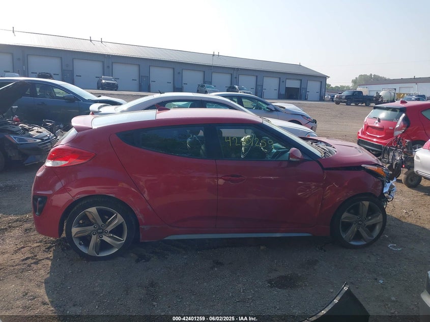 2013 HYUNDAI VELOSTER TURBO W/BLACK - KMHTC6AEXDU138141