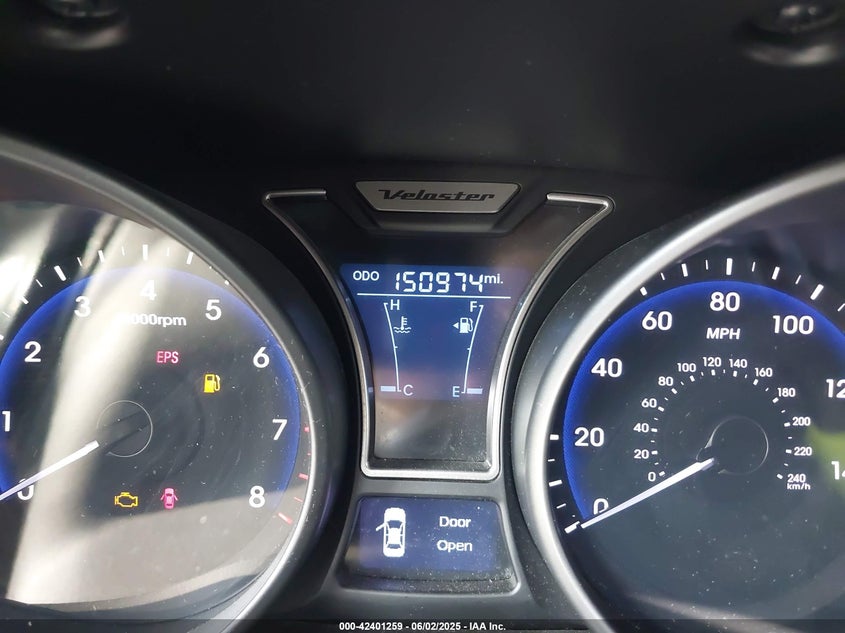 2013 HYUNDAI VELOSTER TURBO W/BLACK - KMHTC6AEXDU138141