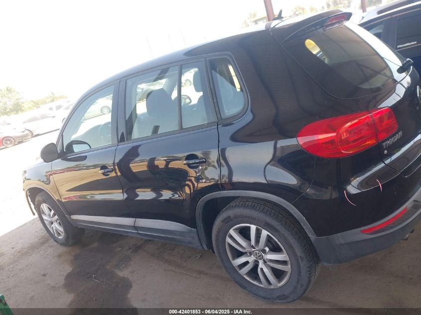 2014 Volkswagen Tiguan S VIN: WVGAV3AX9EW625726 Lot: 42401853