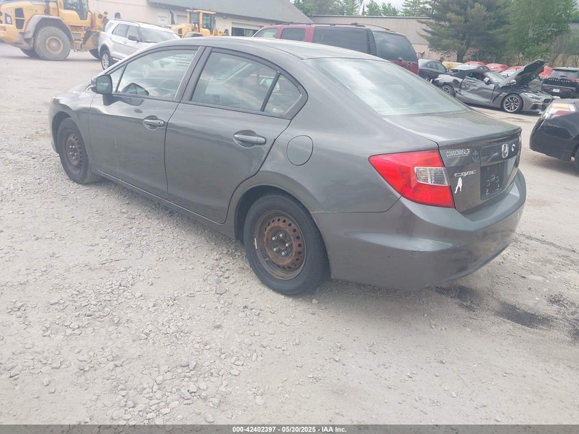 2012 HONDA CIVIC VIN: 2HGFB2F58CH590369