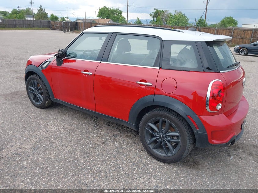2013 MINI COUNTRYMAN COOPER S - WMWZC3C57DWP21892
