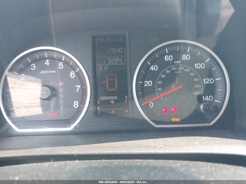 2009 HONDA CR-V VIN: 5J6RE387X9L027501