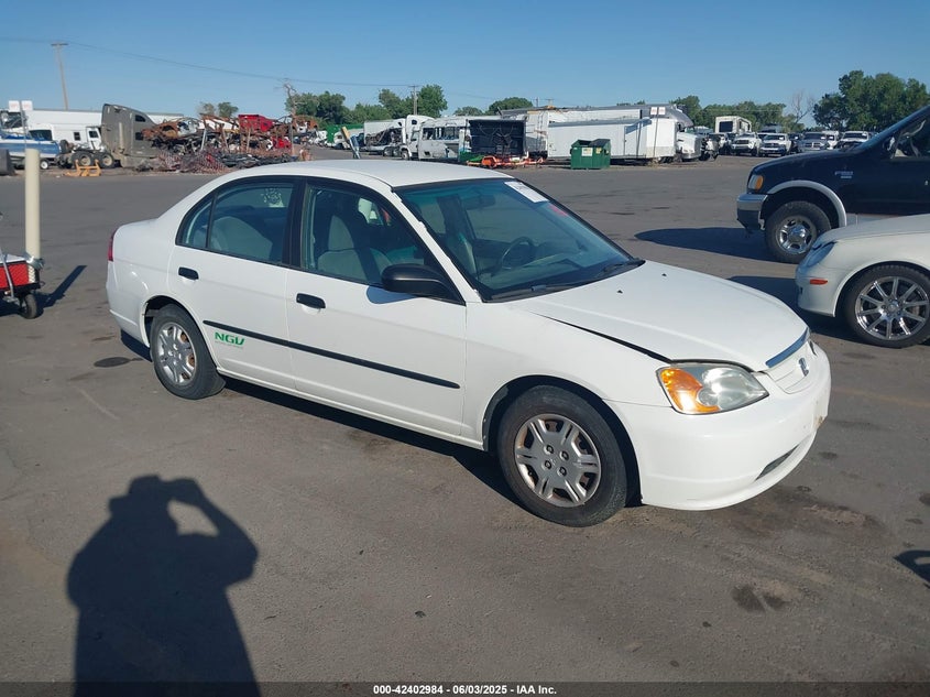 2001 Honda Civic Gx 1HGEN26461L000129 photo #1