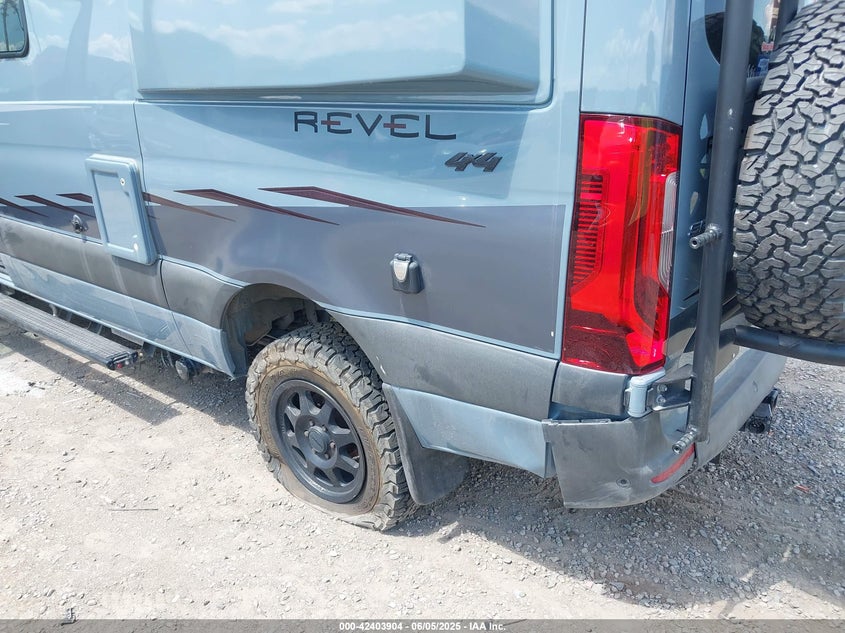 VIN WD4FF0CD3KP141393 2019 MERCEDES-BENZ SPRINTER 2500 HIGH ROOF V6/STANDARD ROOF V6