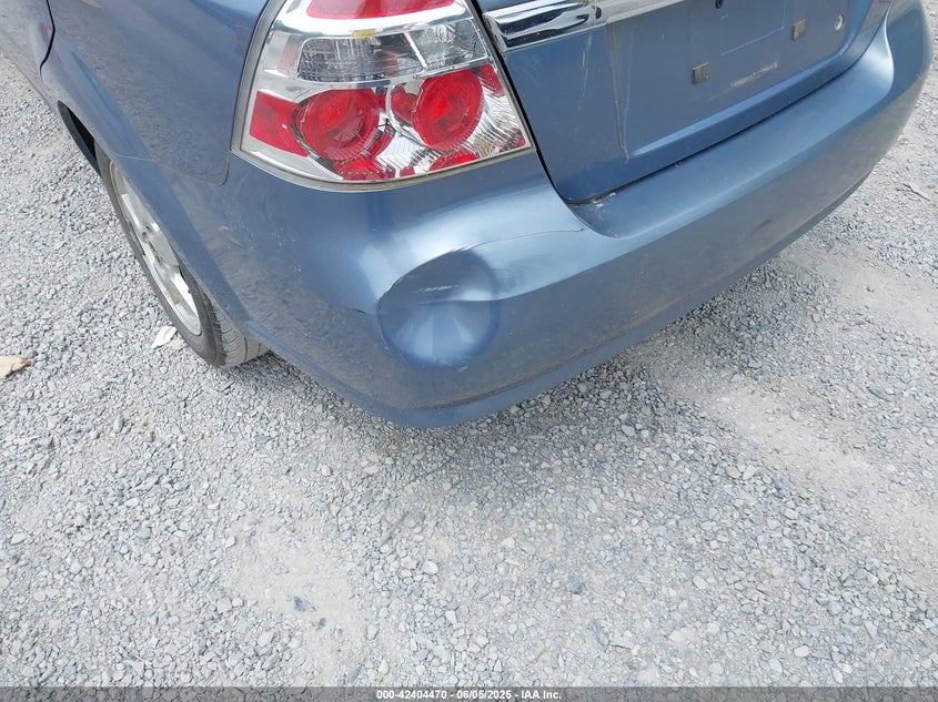 2008 CHEVROLET AVEO VIN: KL1TG56608B051166