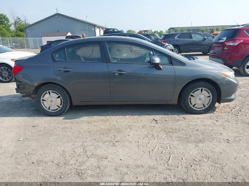 2012 Honda Civic Hf VIN: 2HGFB2F68CH547188 Lot: 42404790