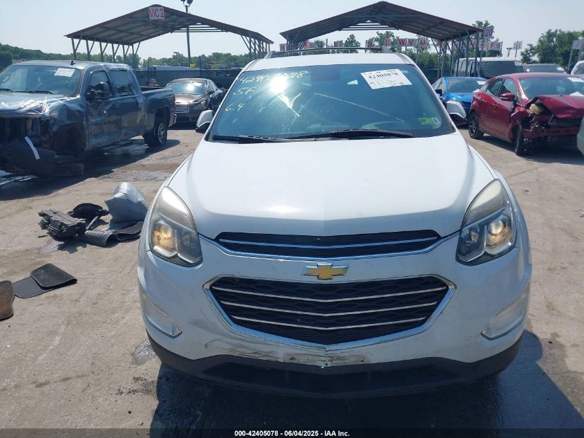 2016 Chevrolet Equinox Lt VIN: 2GNFLFE34G6182642 Lot: 42405078