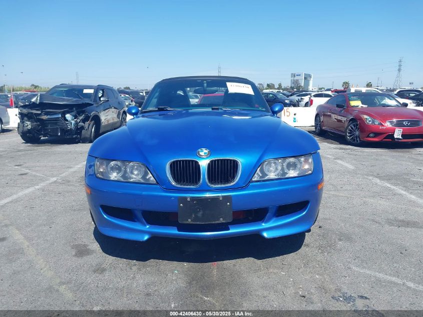 1998 BMW M VIN: WBSCK9331WLC87563 Lot: 42406430