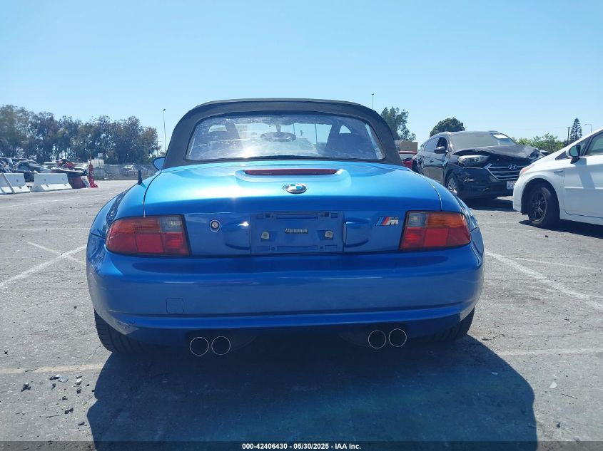 1998 BMW M VIN: WBSCK9331WLC87563 Lot: 42406430