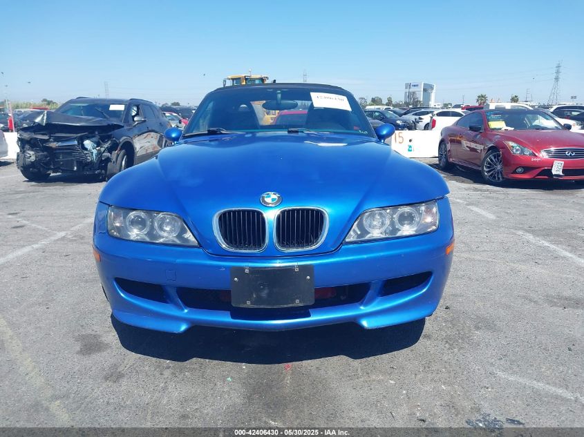 1998 BMW M VIN: WBSCK9331WLC87563 Lot: 42406430