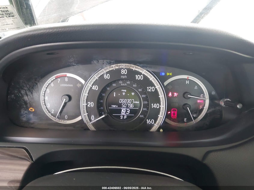 2016 HONDA ACCORD VIN: 1HGCR3F89GA011666