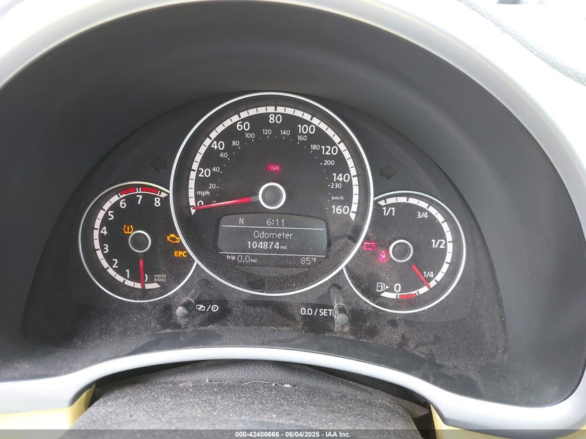 2013 VOLKSWAGEN BEETLE 2.5L - 3VWHX7AT7DM604449